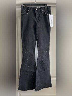 PTCL Black Studded Jeans